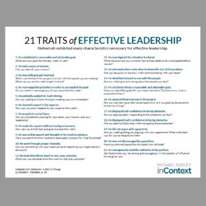 21 Traits of Effective Leadership