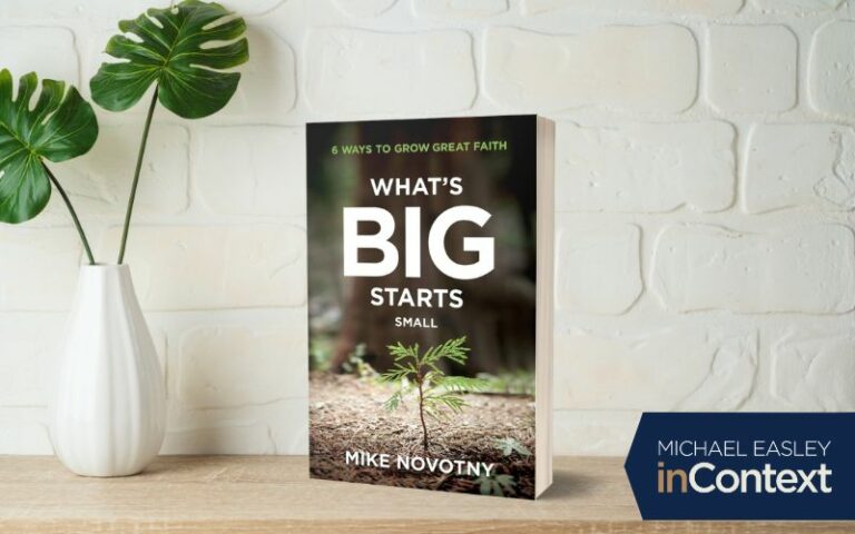 Mike Novotny what's big starts small