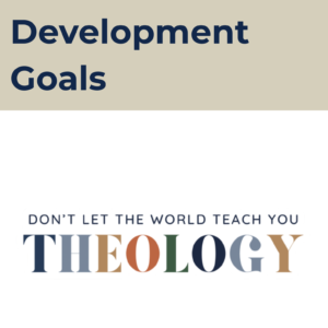 Personal Development Goals Template